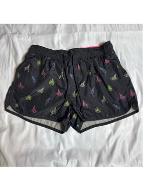 Men's Short-Short H&M Swim Trunks Size M Black Pink Ice Cream Print
